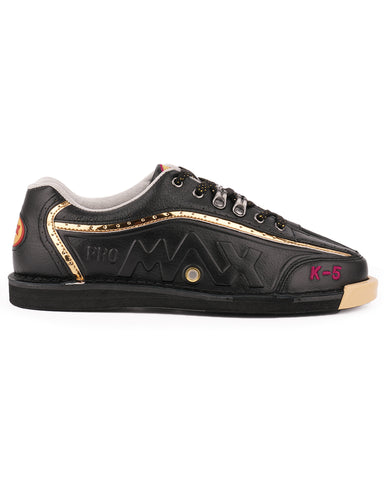 maxwelter k-5 k5 bowling shoes kangaroo leather black premium side maxwelter k-5 k5 bowling shoes kangaroo leather black premium side