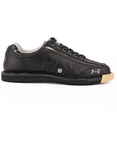 maxwelter f-5 bowling shoes black leather side