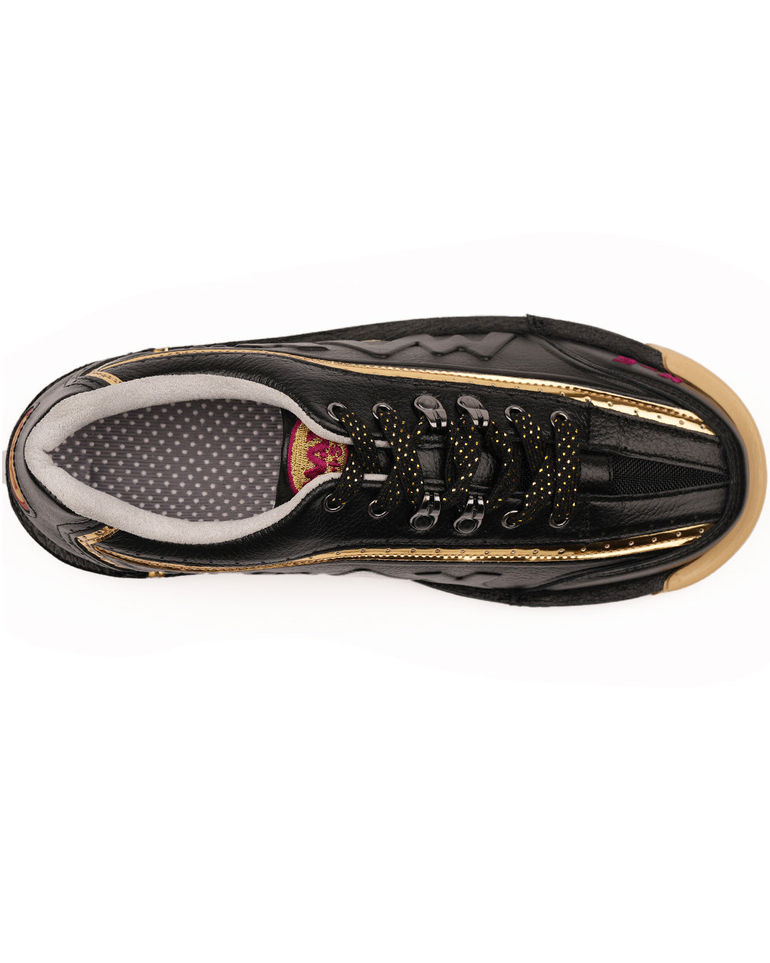 maxwelter k-5 k5 bowling shoes kangaroo leather black premium top