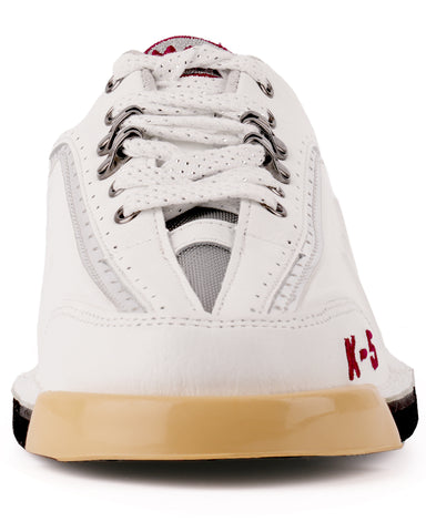 K-5 Pro White Bowling Shoes