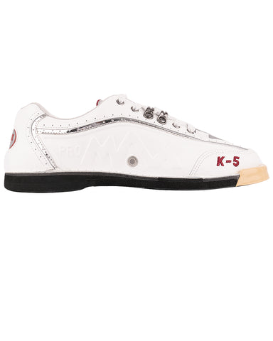 K-5 Pro White Bowling Shoes