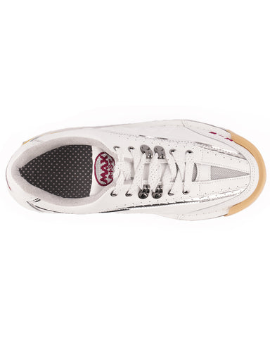 MAXWELTER K-5 Pro White Bowling Shoes